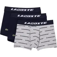 Lacoste 5h5914 Boxers 3 Units Bleu,Gris M Homme