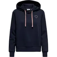 ONLY Sweat-shirt 'ONLNoli' bleu nuit / rosé