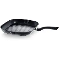 Fissler Cenit / Poêle à griller en aluminium (28 x 28 cm - carrée ) Poêle à steak revêtue - induction