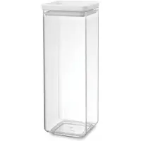 Brabantia Tasty+ Square Plastic Transparent, blanc
