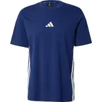 Adidas T-Shirt bleu foncé / blanc
