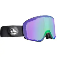 Snowleader - Masque de ski - Moon Mixed Black Goggle Blue - Noir