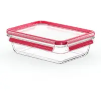 Tefal Boîte Conservation Masterseal Glass 1.1l Herméticité Parfaite, Verre Borosilicate Résistant -