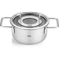 Fissler Casserole Pure Collection avec couvercle en verre 16 cm