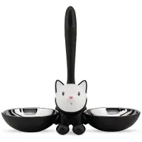 Alessi Bol d'Alimentation pour Chat Alessi Tigrito Black