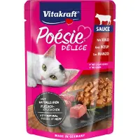 Vitakraft 23x85g Poésie Délice bœuf nourriture pour chats humide