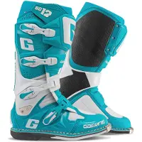 Gaerne SG12 Bottes de motocross Noir/Blanc/Turquoise 42 homme