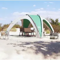 vidaXL Tente de réception vert lac imperméable