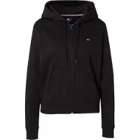 Tommy Hilfiger Veste de survêtement 'Zip-thru Brushed Drawstring' bleu marine / rouge / noir / blanc