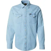 Lee Jeans Regular Western Long Sleeve Shirt Bleu XL Homme