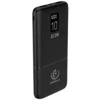 Rebeltec powerbank P10 22,5W 10000mAh noir (10000 mAh, 22.50 W, 37 Wh), Chargeur de secours, Noir