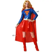 Atosa Heroe Fantásurtidic Comic Costume Rouge M-L Enfants