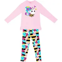 Denokids Set 'Little Bee' bleu roi / jaune / rose / noir