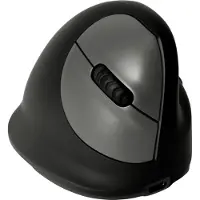 R-Go Tools Souris ergonomique R-Go HE Break avec logiciel de pause, moyen (taille de la main 165-185 mm), droitier, Bluetooth, noir