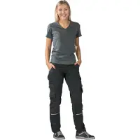 Planam Pantalon femme noir/noir 50 52 (52)