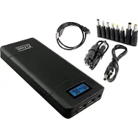 XTPower XT-20000 QC3 Powerbank 20400 mAh Li-Ion USB, DC femelle 3.5mm Noir (20400 mAh, 65 W, 75.48 Wh), Chargeur de secours, Noir