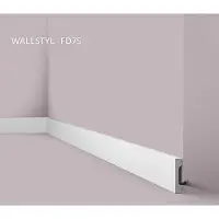 NMC Plinthe FD7S WALLSTYL Noel Marquet Moulure décorative Moulure en stuc design moderne blanc 2 m