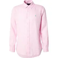 Ralph Lauren Chemise CHEMISE COUPE DROITE EN LIN hommes - Rose - EU XL