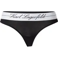Karl Lagerfeld String 'HOTEL' crème / noir