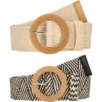 STUDIO SELECT Ceinture beige clair / noir