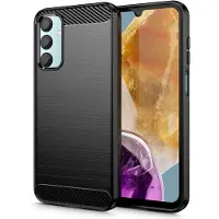 Tech-Protect TPUCarbon case for Samsung Galaxy M15 5G - noir (Samsung Galaxy A15 5G), Coque pour téléphone portable, Noir