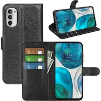 Screen Guard Professional Motorola Moto G52 Leather Guard Housse cuir (Motorola Moto G52), Coque pour téléphone portable, Noir