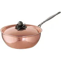 Ruffoni Opus Cupra Sauteerpan met Deksel, 24cm, Poêle + casserole, Cuivre