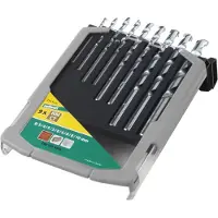 Wolfcraft 7111000 Wall Drill Bit 9 Pieces Argenté