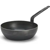 De Buyer Poêle paysanne Acier bleu Blue Carbon ø28, Poêle + casserole, Beige