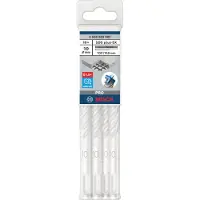 Bosch Accesorios -5x 10x100x160 Mm Sds-plus Wall Drill Bit 10 Units Argenté
