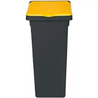 Plafor - Poubelle Fit Avec Couvercle 75l - Recyclage - Bleu