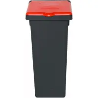 Plafor - Poubelle Fit Avec Couvercle 75l - Recyclage - Bleu