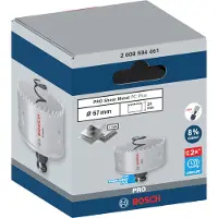 Bosch Pc Plus Metal Hole Saw 67 Mm Argenté