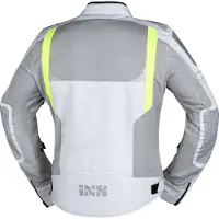 IXS Veste de sport Trigonis-Air gris clair-gris-jaune fluo - 5XL