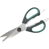 Wolfcraft 4164000 Ciseaux multifonction : tournevis, ouvre-bouteille, décapsuleur