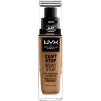 Nyx Can't Stop Won't Stop Full Coverage Fond de Teint Golden 30 ml