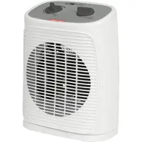 Clatronic HL 3762 Indoor, Aérotherme d'intérieur électrique, Radiateur soufflant, Blanc
