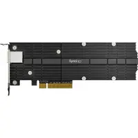 Synology E10m20-t1 Adapter Card M.2 Ssd&10 Gbe Noir