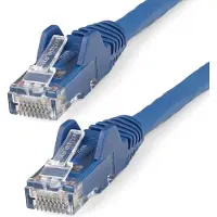StarTech.com .com 15m LSZH CAT6 Ethernet Cable, 10 Gigabit Snagless RJ45 100W PoE Network Patch Cord with Strain Relief, CAT 6 10GbE UTP, Blue, Individually Tested/ETL, Low Smoke Zero Halogen