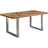 Wohnling Table de salle à manger en bois massif table de salle à manger mango 200x76,5x100 cm |