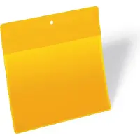 Durable Pochettes magnétiques néodyme - l. 210 x H 148 mm - A5 paysage - jaune - 10 p.