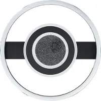 Brilliant LED Plafonnier Queens 37 x 37 cm, 2400 lm, 3000 K, effet scintillant, noir