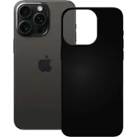 Pedea Étui souple en TPU (Apple iPhone 16 Pro), Coque pour téléphone portable, Noir