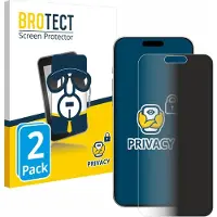 BROTECT Film anti-regards Anti-Spy Privacy Film de protection contre la lumière bleue (Apple iPhone 16 Pro Max), Téléphone portable : film de protection, Bleu