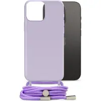Mobilize Lanyard Gelly Case (Apple iPhone 14 Pro), Coque pour téléphone portable, Violet