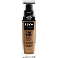 Nyx Facial make-up Foundation Can't Stop Won't Stop Foundation 23 Caramel
