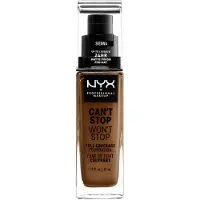 Nyx Can't Stop Won't Stop Full Coverage Fond de Teint Sienna 30 ml