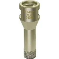Diewe Forets à carrelage Forets diamantés M14 - Forets à sec Premium 7 - Mèche ø 14mm (14 mm)