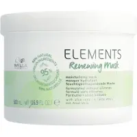 Wella Professionals Elements Masque reconstructeur rénovateur pour cheveux brillants et doux 500 ml