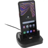 Brodit Chargeur de bureau pour SAMSUNG Galaxy XCover Pro, Support pour smartphone, Noir